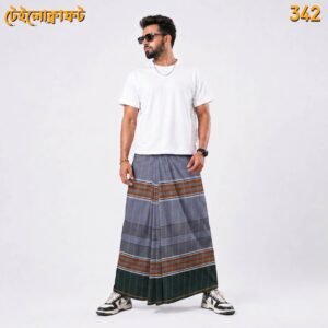 2 5.5 Hand Cotton Lungi 342