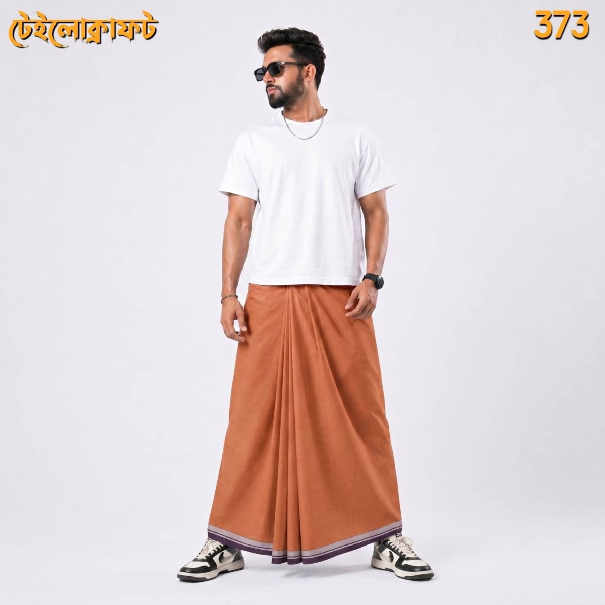 5.5 Hand Cotton Lungi 373