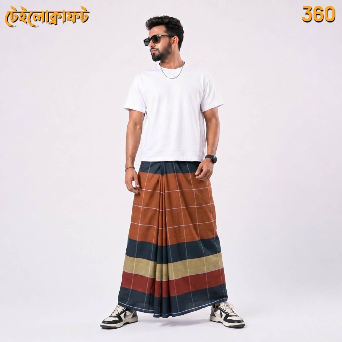 25 5.5 Hand Cotton Lungi 360