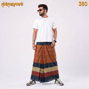 25 5.5 Hand Cotton Lungi 360