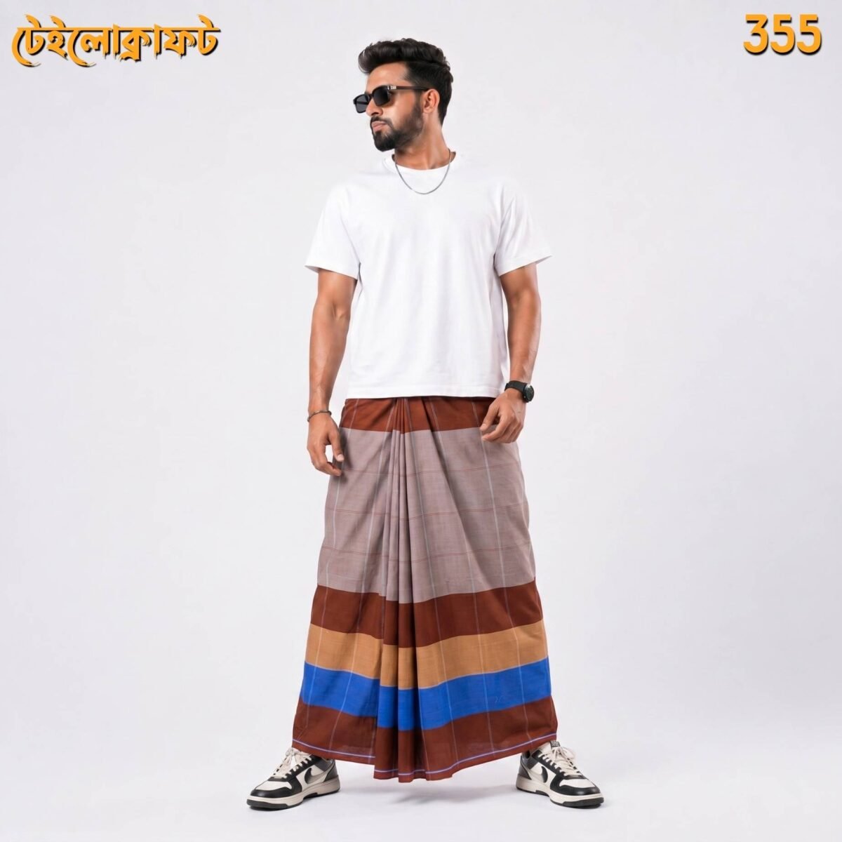 5.5 Hand Cotton Lungi 355
