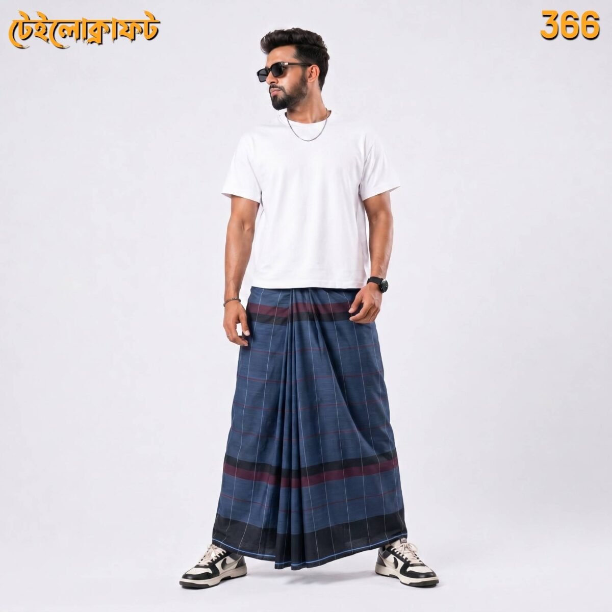 5.5 Hand Cotton Lungi 366