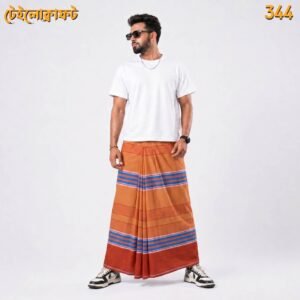 6 5.5 Hand Cotton Lungi 344