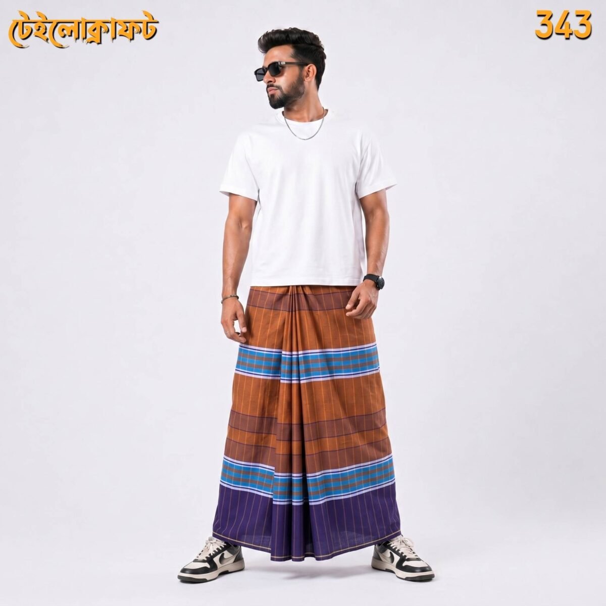 5.5 Hand Cotton Lungi 343