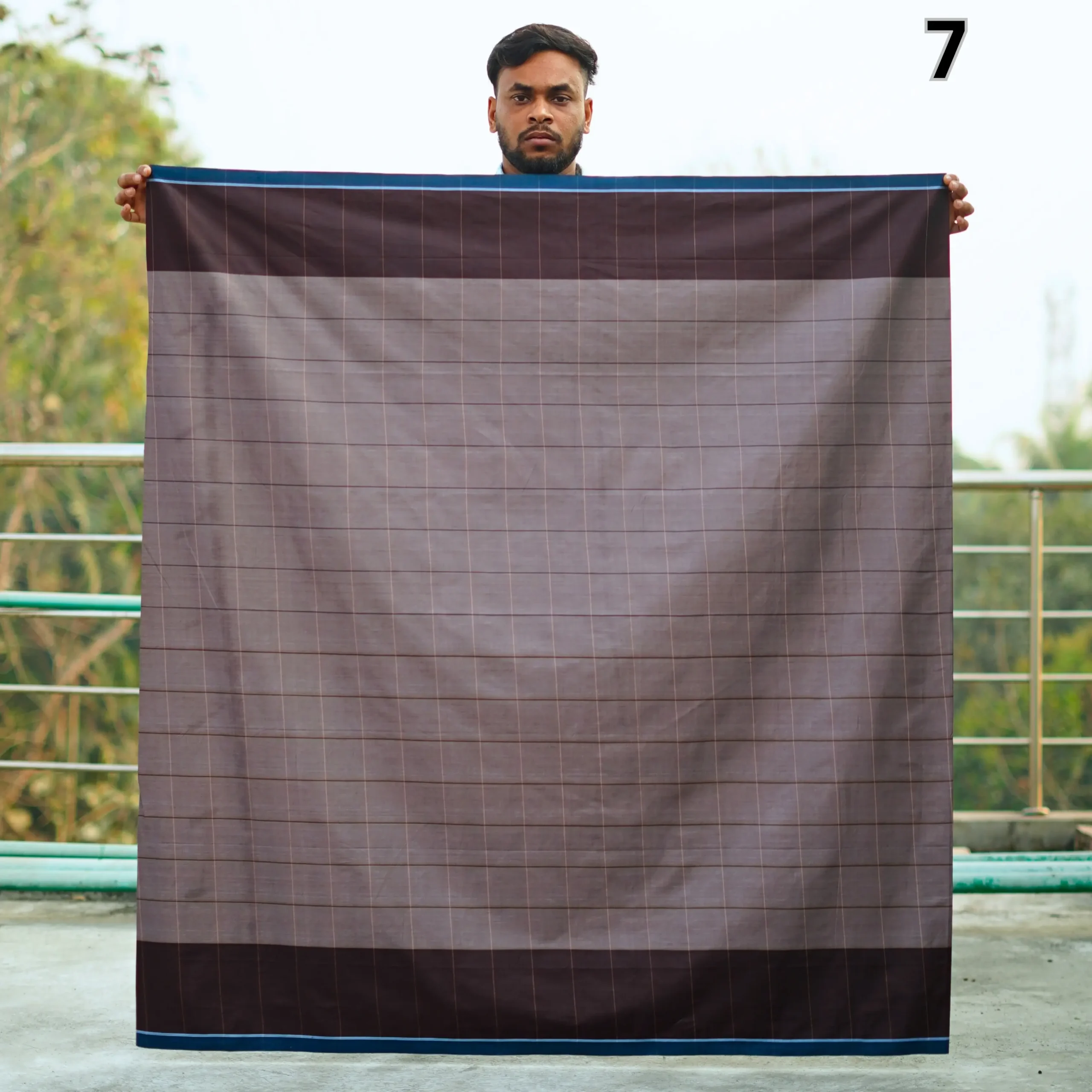 Tailocraft Men’s Pure Cotton Deep Lungi 5.5 Hand-7 - Image 2