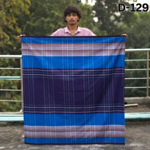 Tailocraft Men’s Pure Cotton Deep Lungi 5.5 Hand- 129