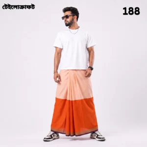 Tailocraft Men’s Pure Cotton Light Lungi 5.5 Hand-188
