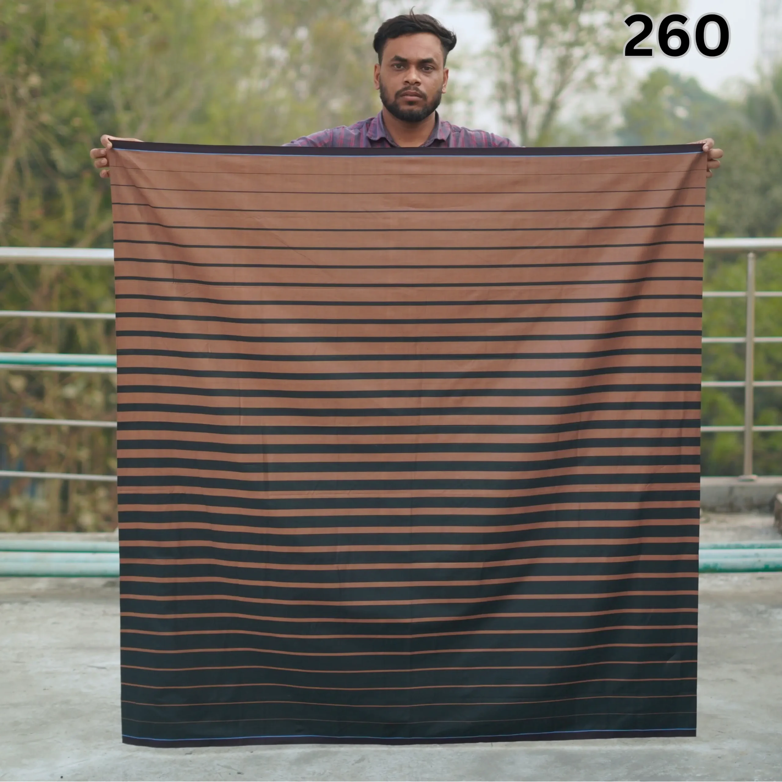 Tailocraft Men’s Pure Cotton Deep Lungi 5.5 Hand- 260