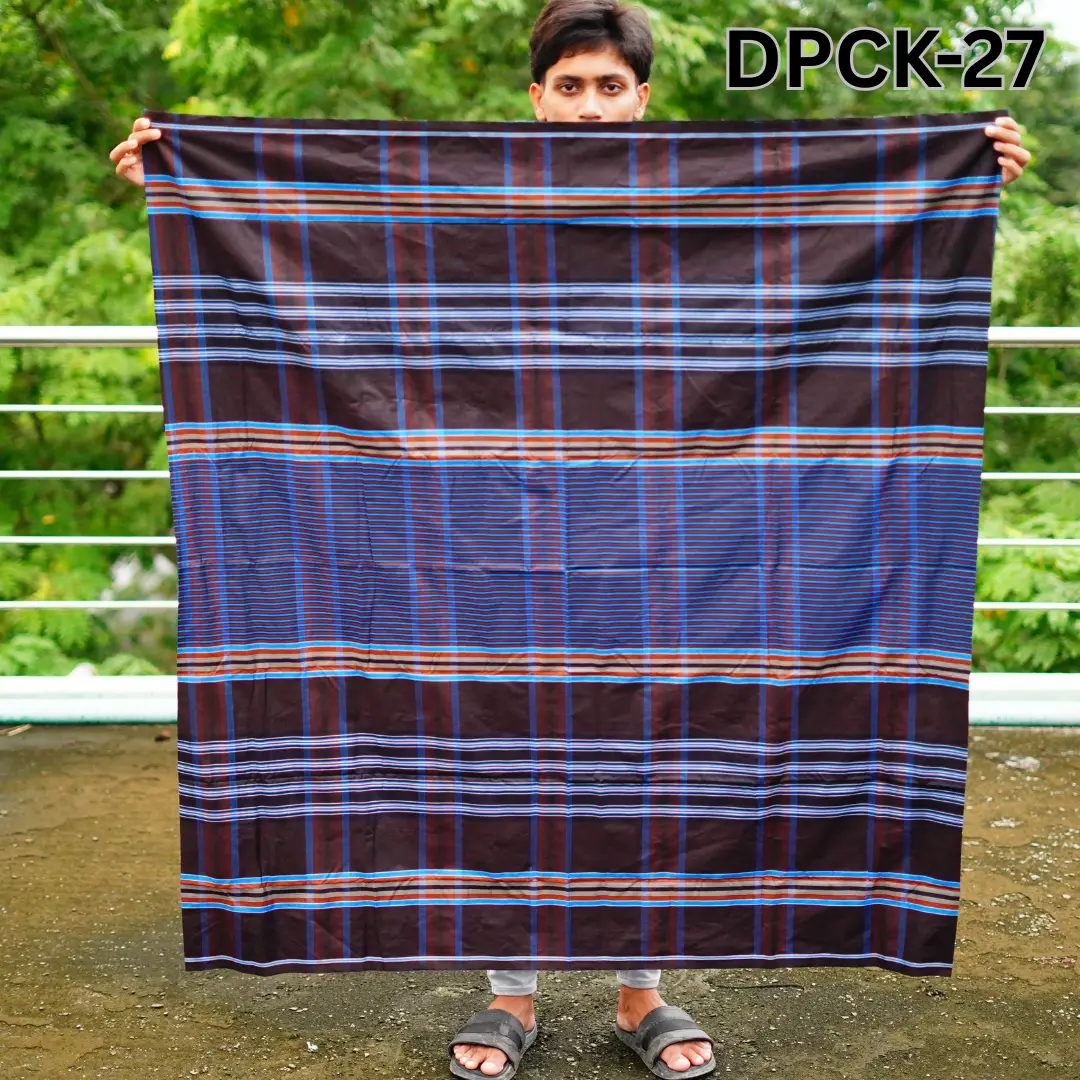 Tailocraft Men’s Pure Cotton Deep Lungi 5.5 Hand-27