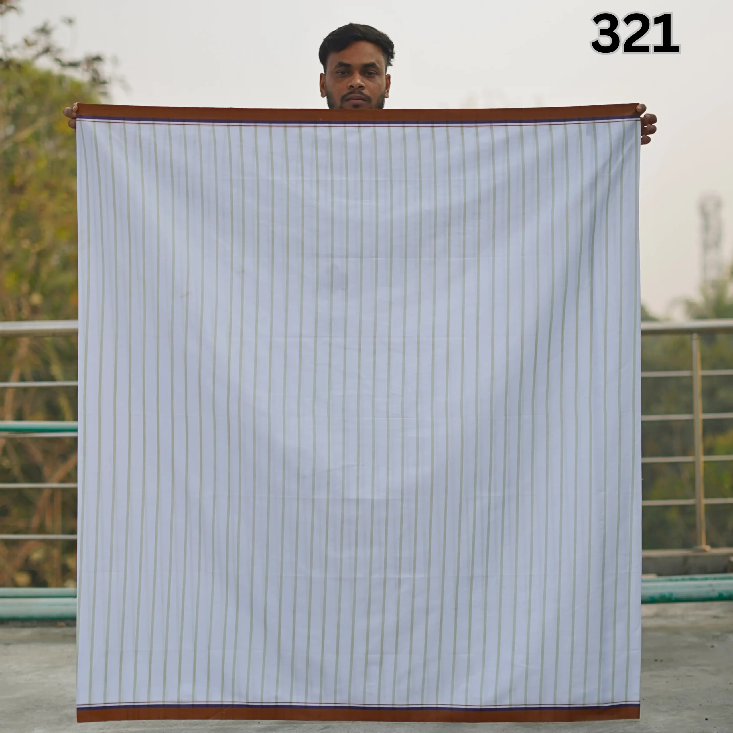 Tailocraft Men’s Pure Cotton Light Lungi 5.5 Hand-321