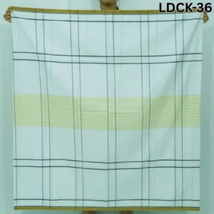 Tailocraft Men’s Pure Cotton Light Lungi 5.5 Hand-36