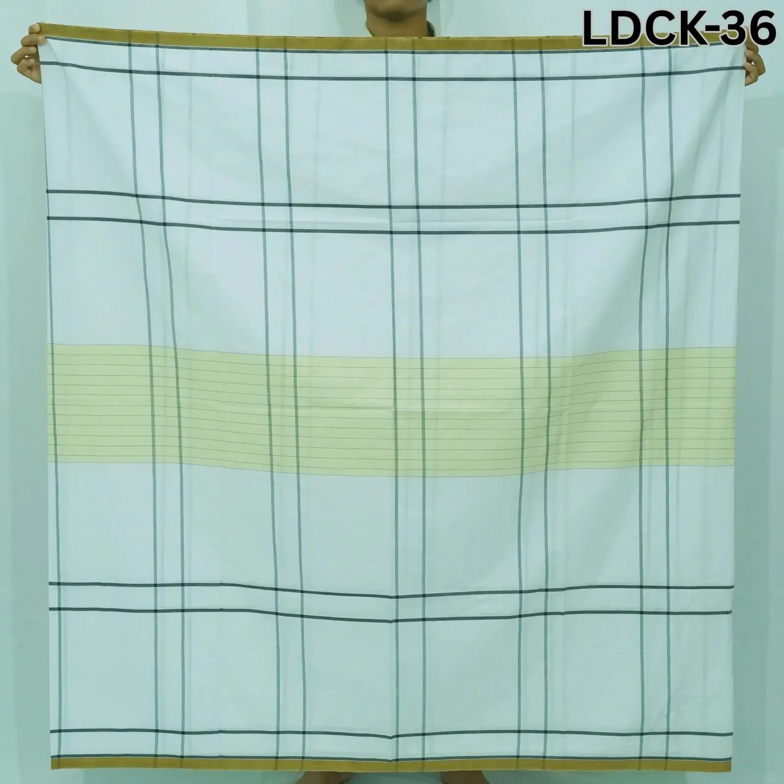 Tailocraft Men’s Pure Cotton Light Lungi 5.5 Hand-36