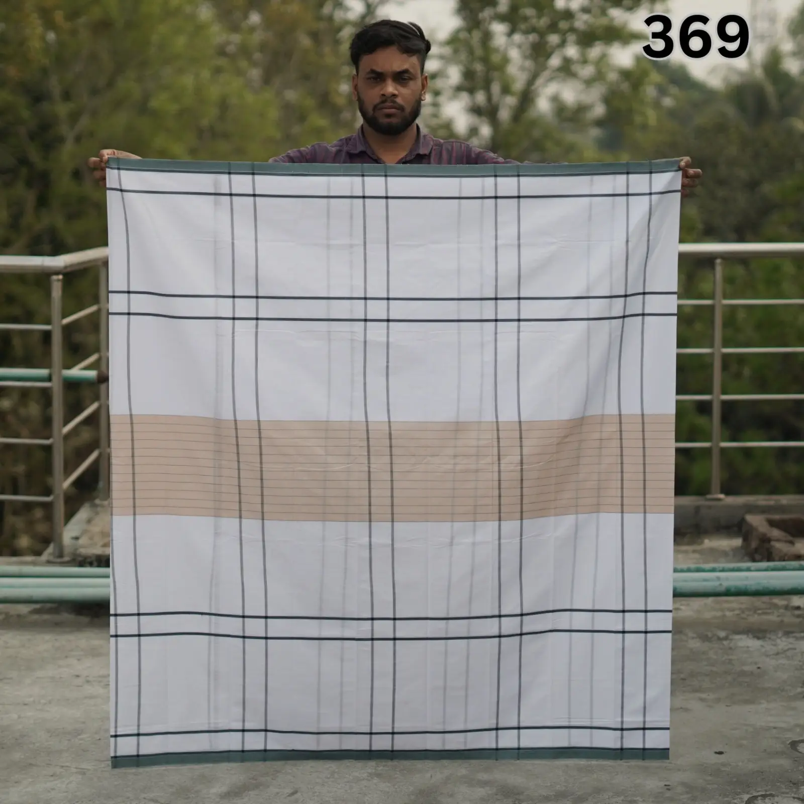 Tailocraft Men’s Pure Cotton Light Lungi 5.5 Hand-369
