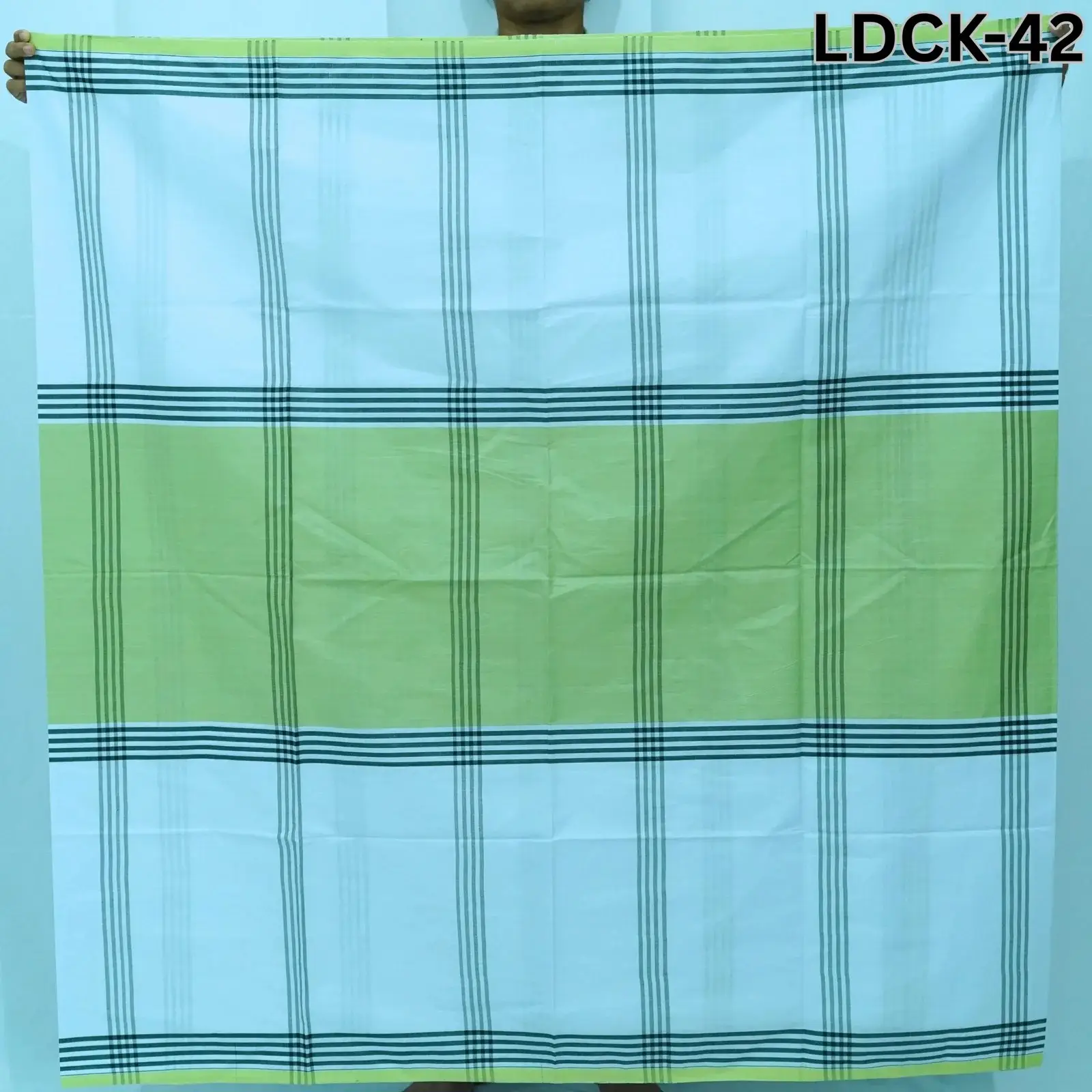 Tailocraft Men’s Pure Cotton Light Lungi 5.5 Hand-42