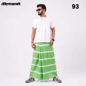 Tailocraft Men’s Pure Cotton Light Lungi 5.5 Hand-93