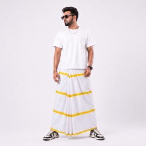 Tailocraft Men’s Pure Cotton Light Lungi 5.5 Hand-230