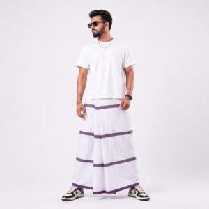 Tailocraft Men’s Pure Cotton Light Lungi 5.5 Hand-231