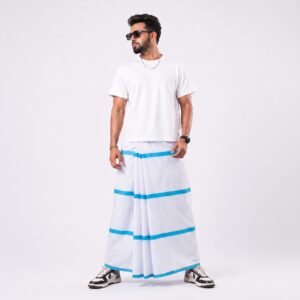 Tailocraft Men’s Pure Cotton Light Lungi 5.5 Hand-235